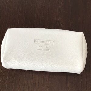 The White Company Elegant White Leather Case